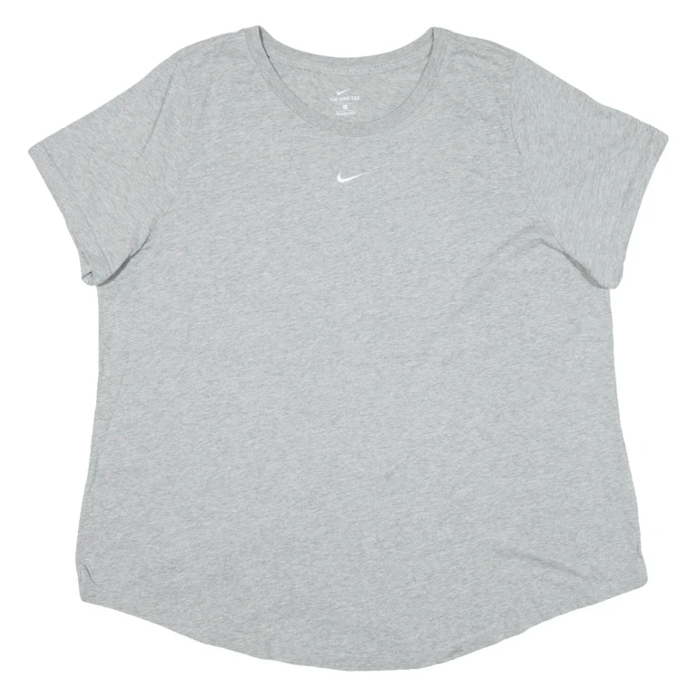 NIKE Womens T-Shirt Grey XL