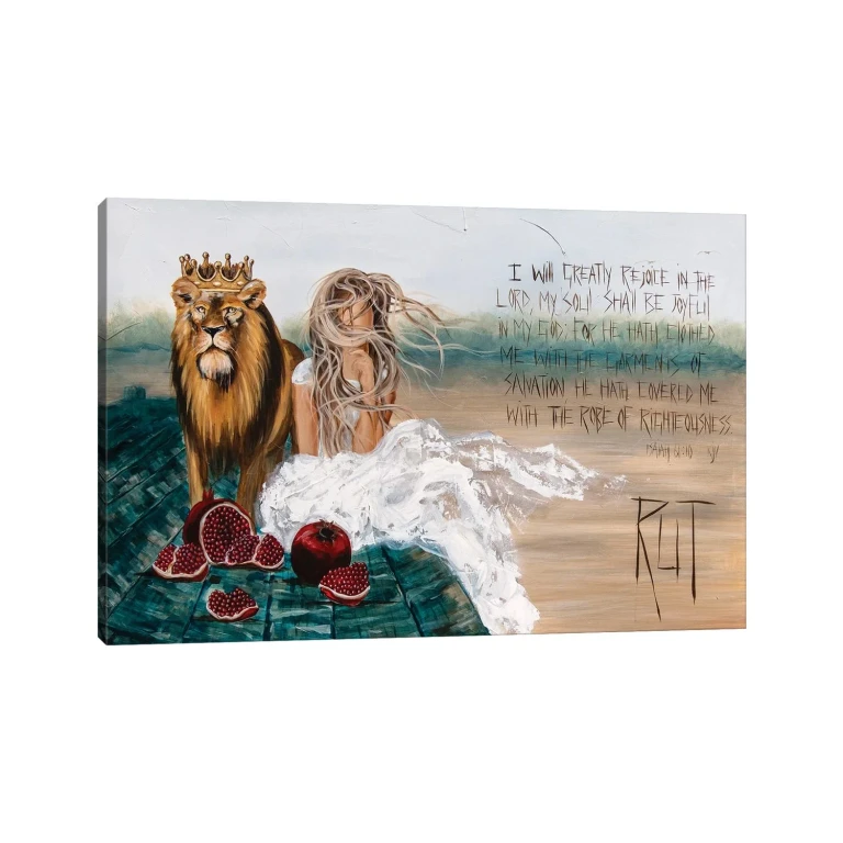 I Will Greatly Rejoice by Ruth's Angels - Canvas Gallery Wrap