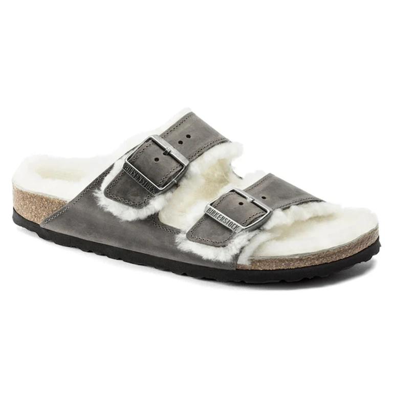 Arizona Shearling Embossed Oiled Leather Iron