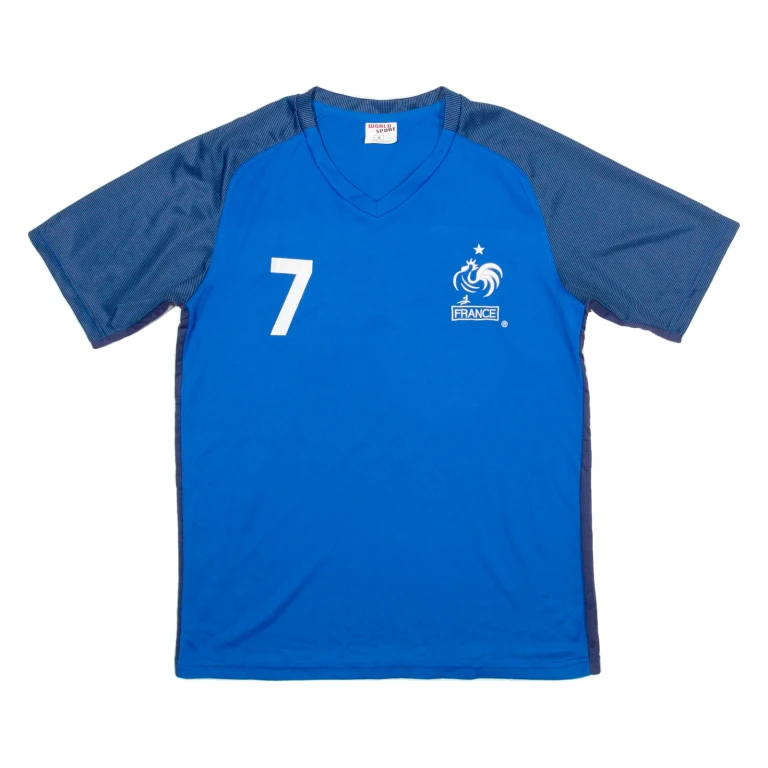 WORLD SPORT France Mens T-Shirt Blue L
