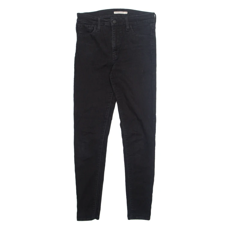 LEVI'S 720 Womens Jeans Black Slim Skinny W29 L30
