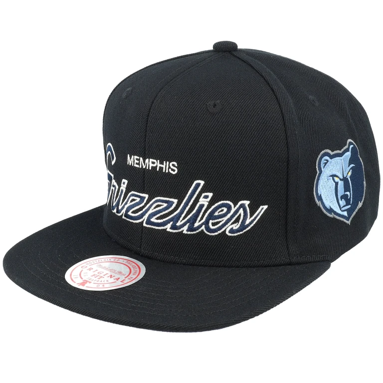 Men's NBA Team Script 2.0 Snapback Grizzlies Snapback Caps