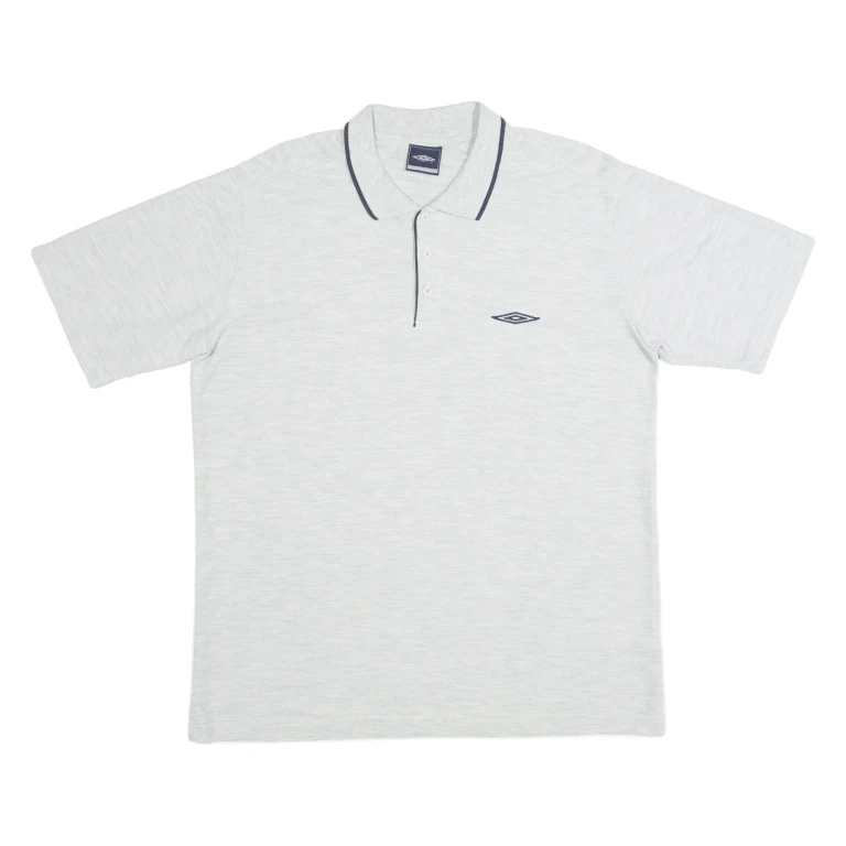 UMBRO Mens Polo Shirt Grey L (GG1-081024-18897)