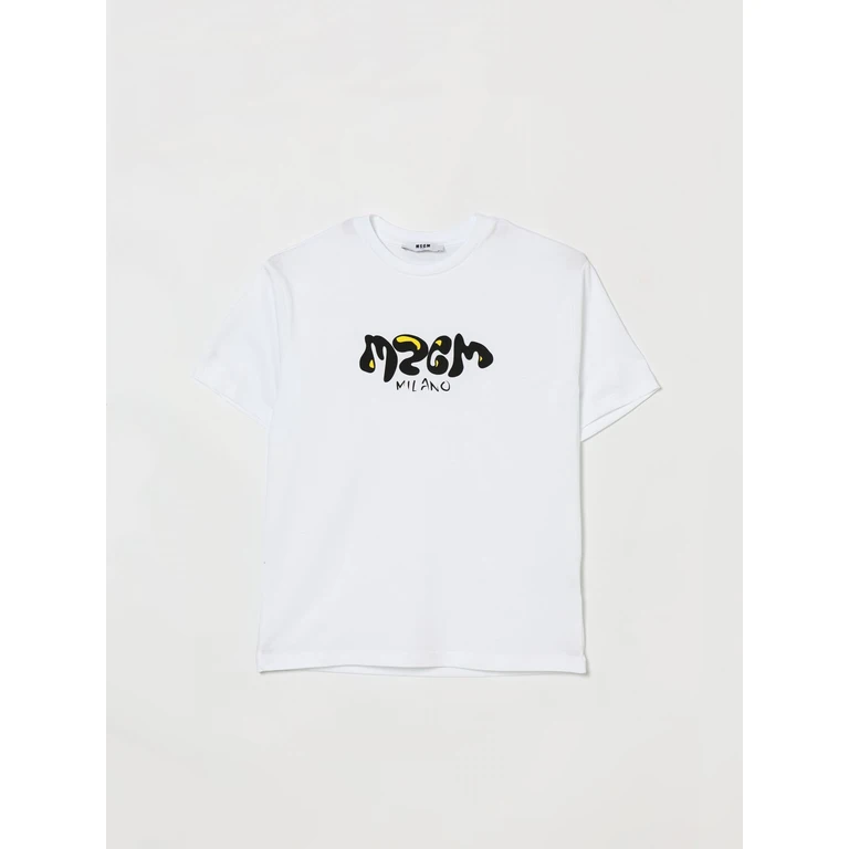 MSGM KIDS T-Shirt Kids color White (S6MSJBTH251001)