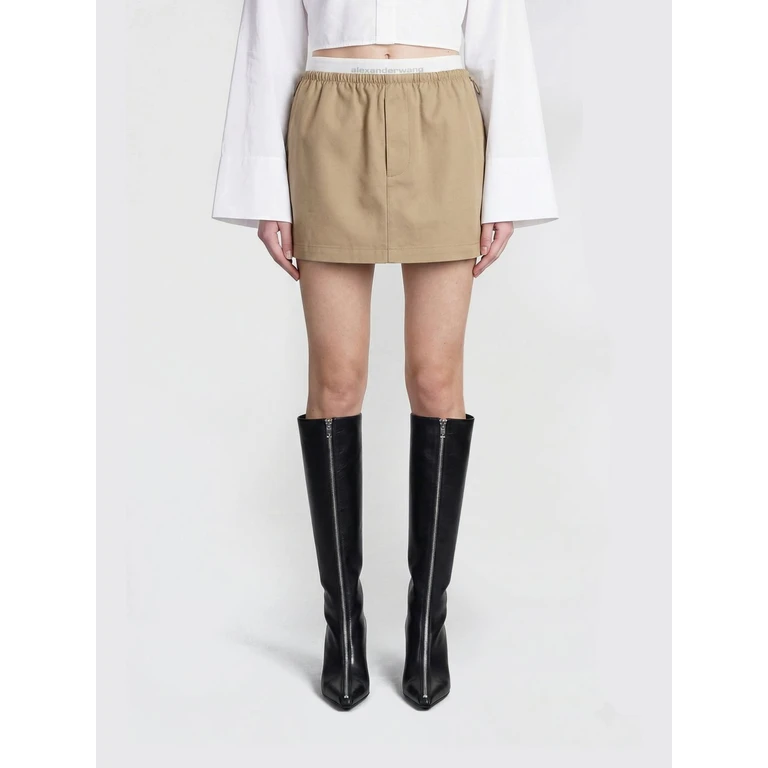 Skirt Woman color Beige (1WC1265382240B)