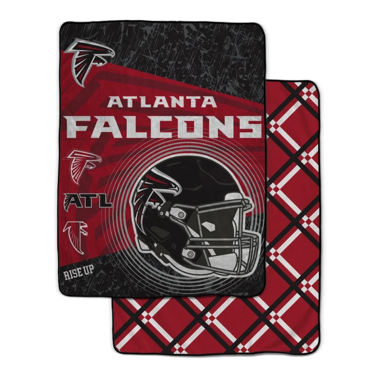 NFL Team Helmet Fleece Blanket 60x80