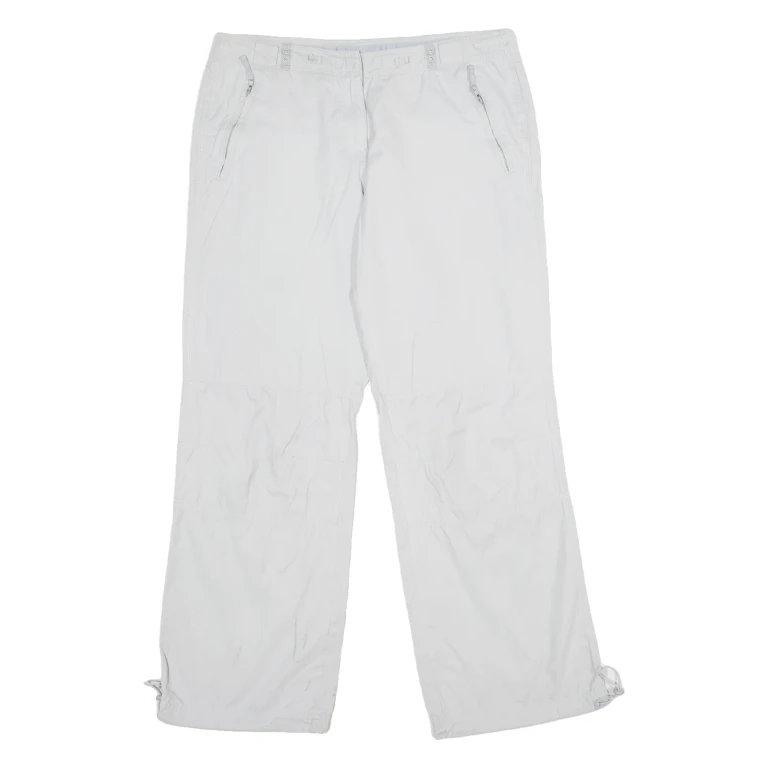 Womens Track Pants Grey Straight L W34 L29