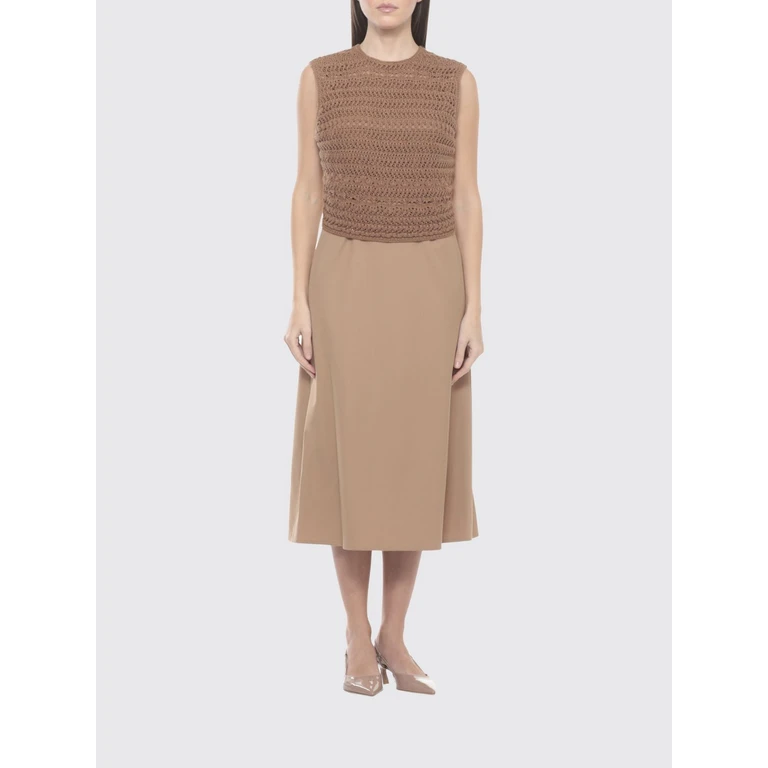 Viscose Dress with Crochet Bodice (ABD266F179L7741268)