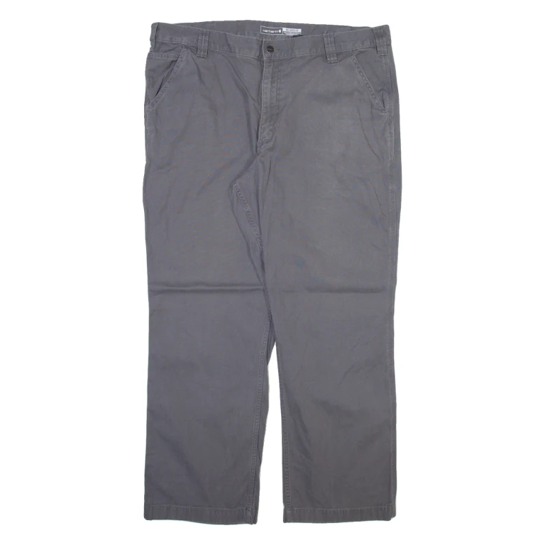 CARHARTT Mens Trousers Grey Relaxed Straight W40 L30