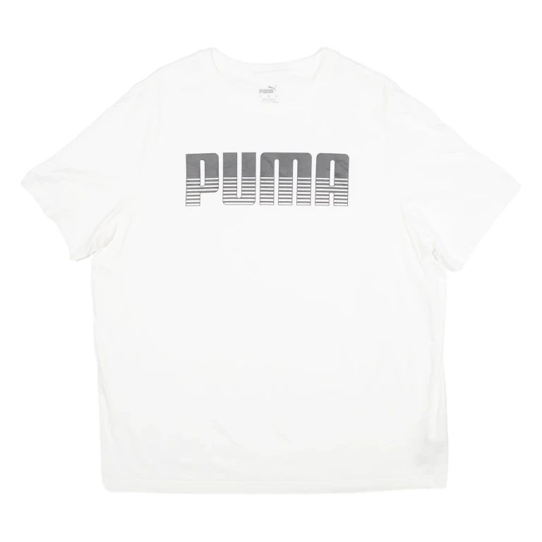 PUMA Mens T-Shirt White XL