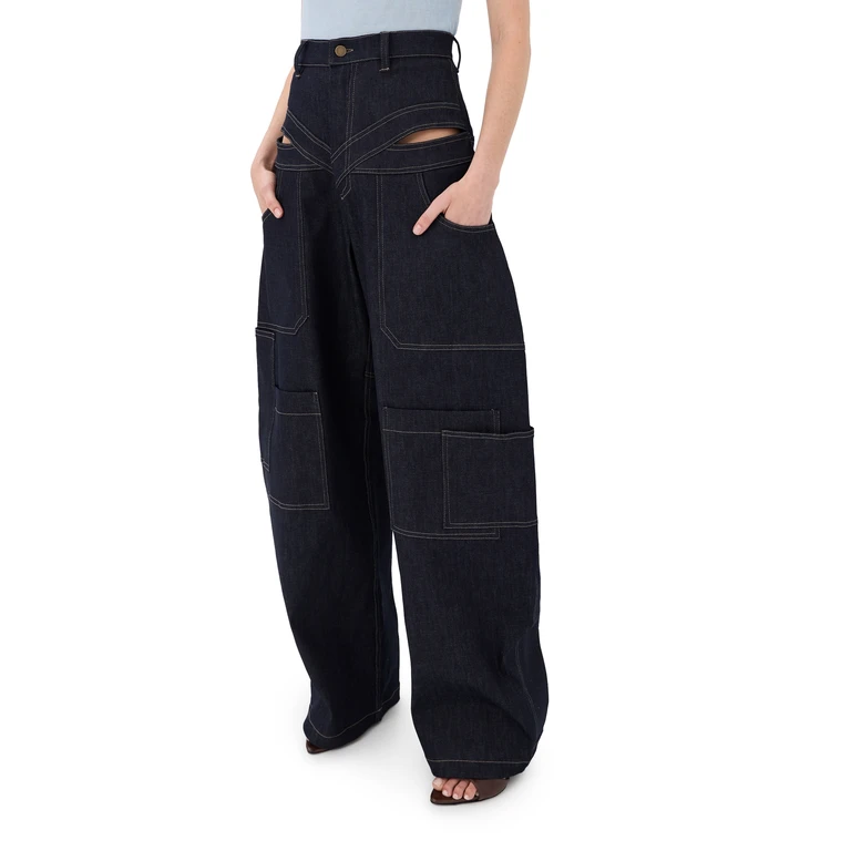 Tolu Coker Banana Pants Navy XS