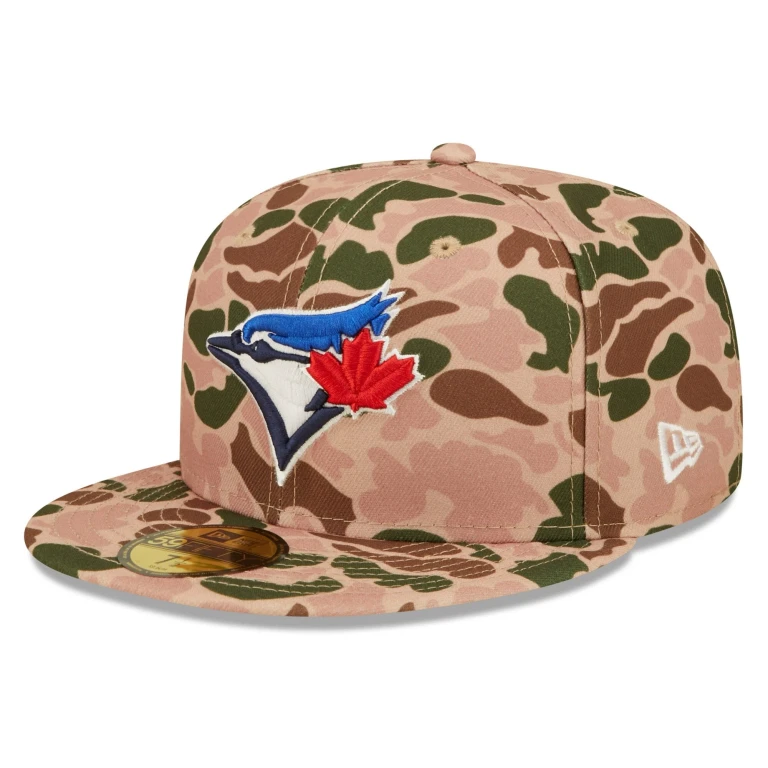 Men's MLB Toronto Blue Jays 5950 Duck Camo Ws93 Fitted