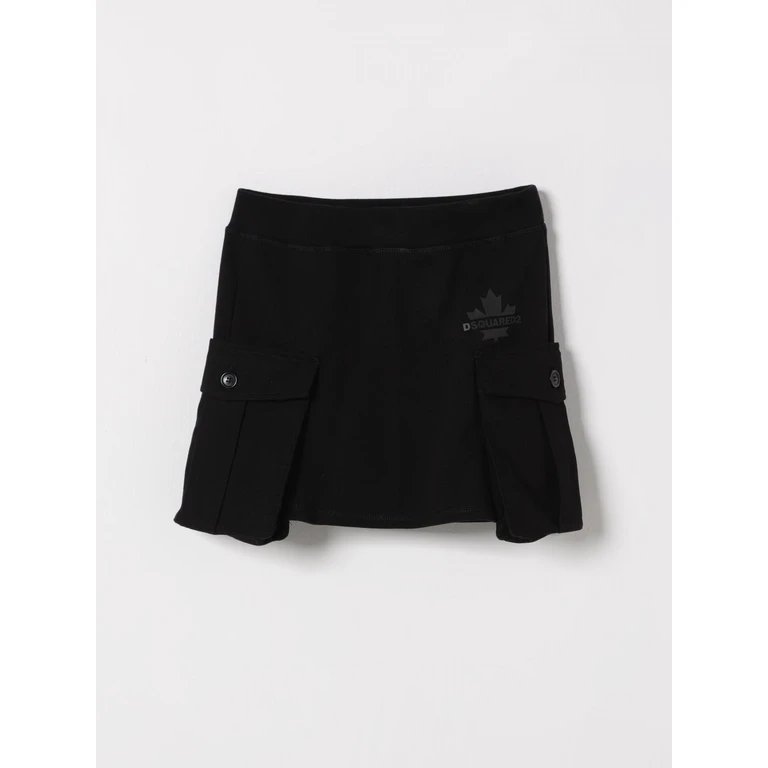 Skirt Kids color Black (DQ3062D0AC6DQ900)