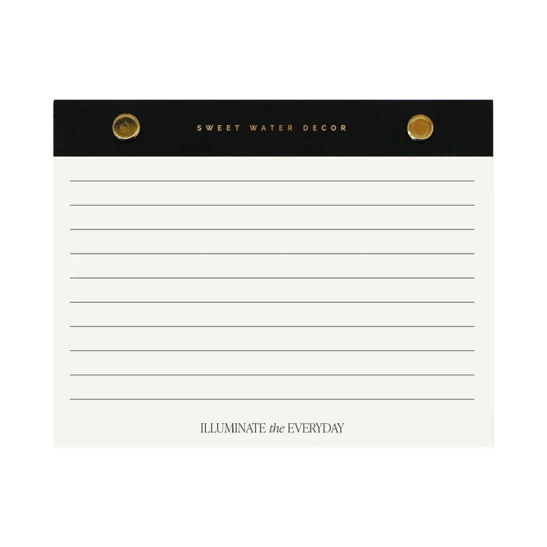 Small Gold Rivet Basic Notepad