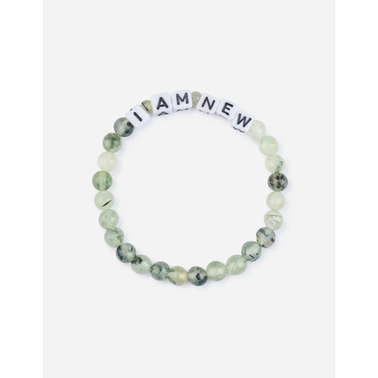 I Am New Letter Bracelet