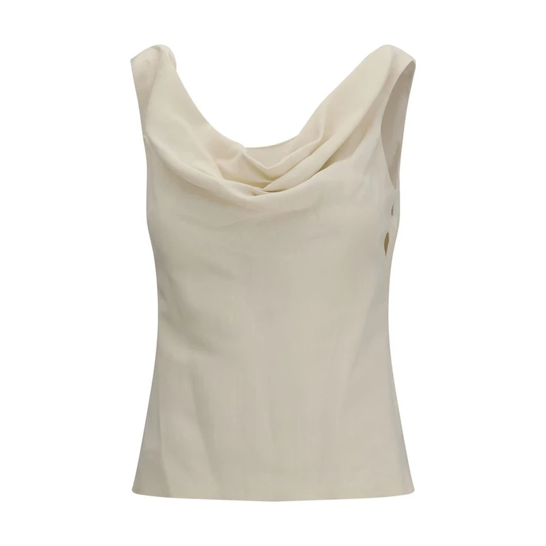 Brunello Cucinelli Beige Viscose Blouse - Women