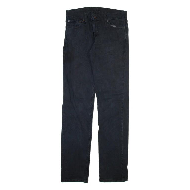 LEVI'S 511 Jeans Mens Black Slim Straight W29 L32