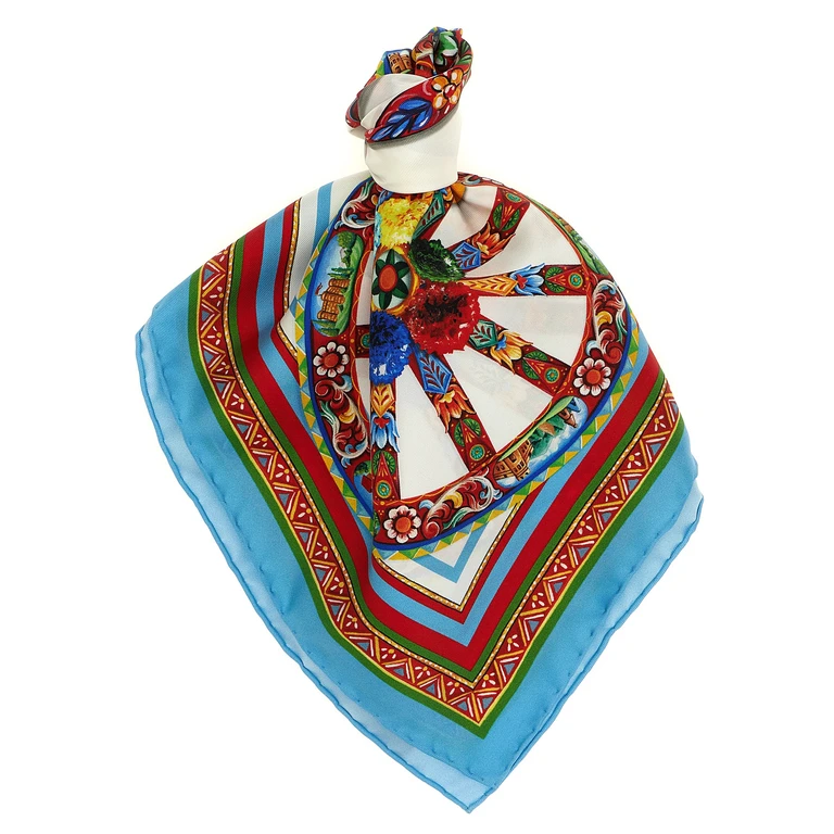 Multicolor Silk Scarf - Women