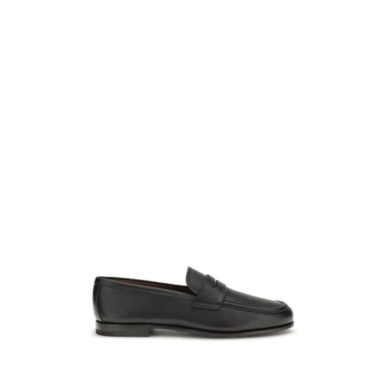 Church'S Black Calf Leather Bos Taurus Slip-On Loafers - Men