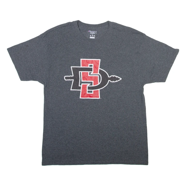 CHAMPION Mens T-Shirt Grey L
