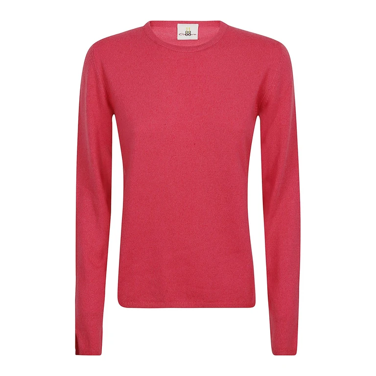 Eleven88 Pull Col Rond - Rose Foncé (MONETGERANIO)