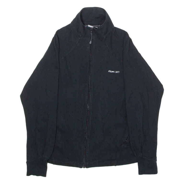 REEBOK Womens Track Jacket Black UK 16