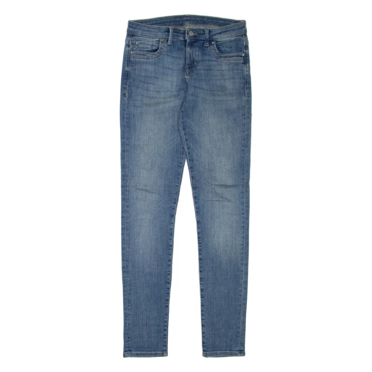 ESPRIT Womens Jeans Blue Regular Skinny Stone Wash W28 L33
