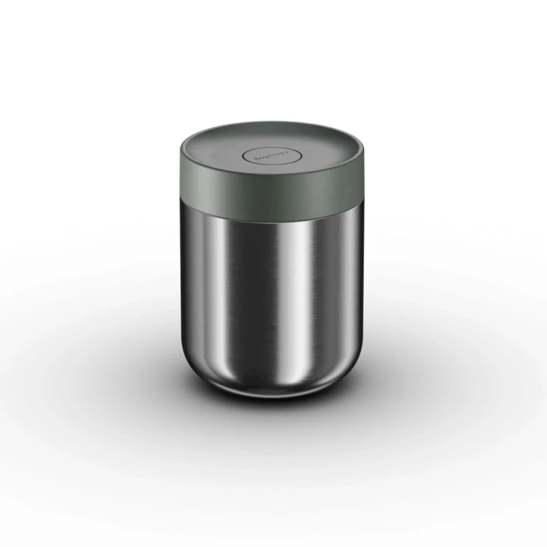 Nommie Stainless Steel 17oz Food Container, Steel