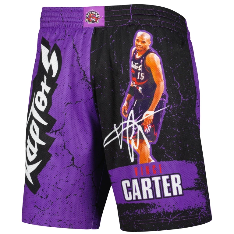 Men's NBA Player Burst Mesh Shorts Raptors Vince Carter