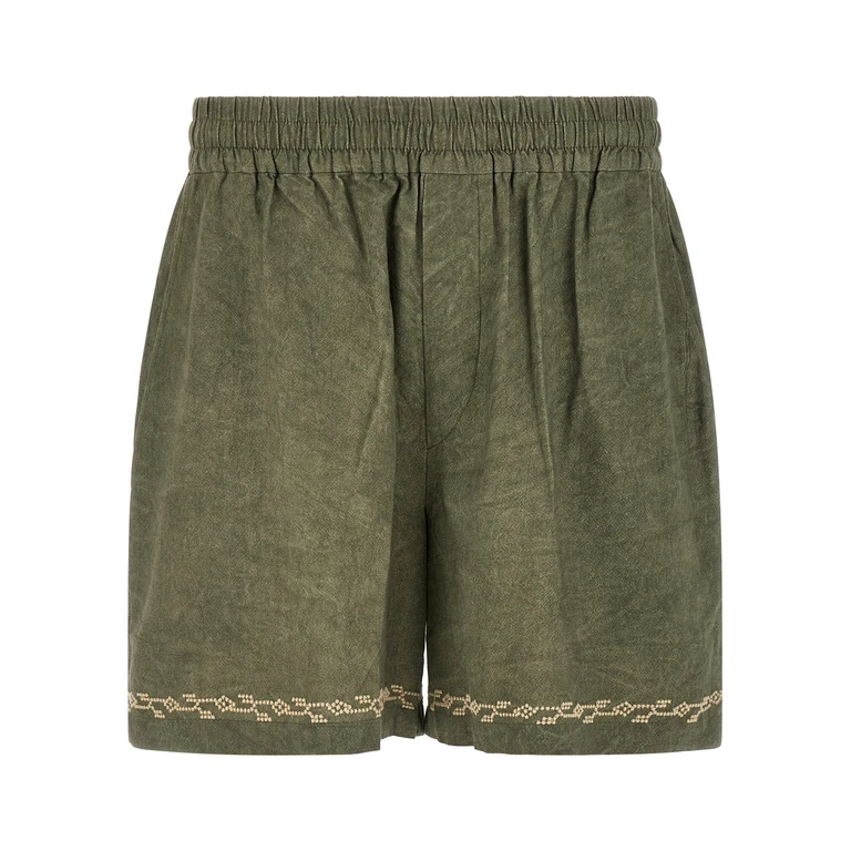 Marant Bicolor Cotton Bermuda Shorts - Men