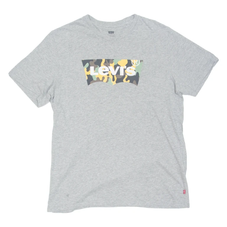 LEVI'S Mens T-Shirt Grey L (EE1-301024-5011)