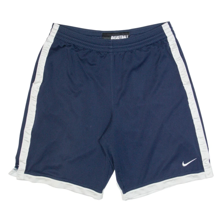 NIKE Basketball Mens Sports Shorts Blue Relaxed M W30