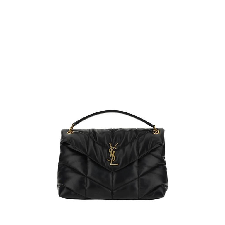 Saint Laurent Black Lamb Leather Shoulder Bag - Women (SA5774751EL071000BB)