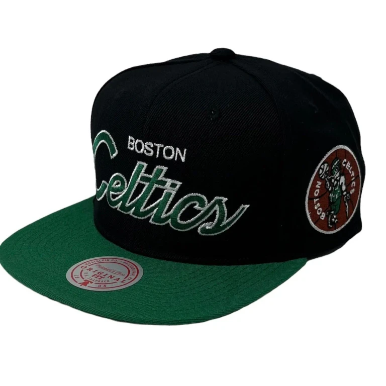 Men's NBA Team Script 2.0 Snapback Hwc Celtics Snapback Caps