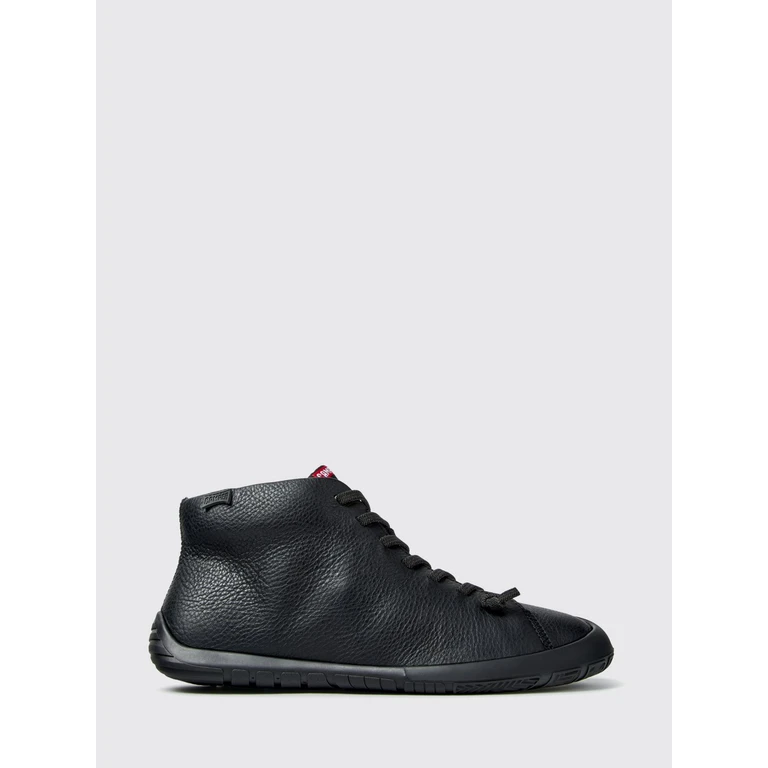 Peu Path+ High Top Sneakers in Grained Leather with Elastic Laces (K300558-004PEUPATH+0)