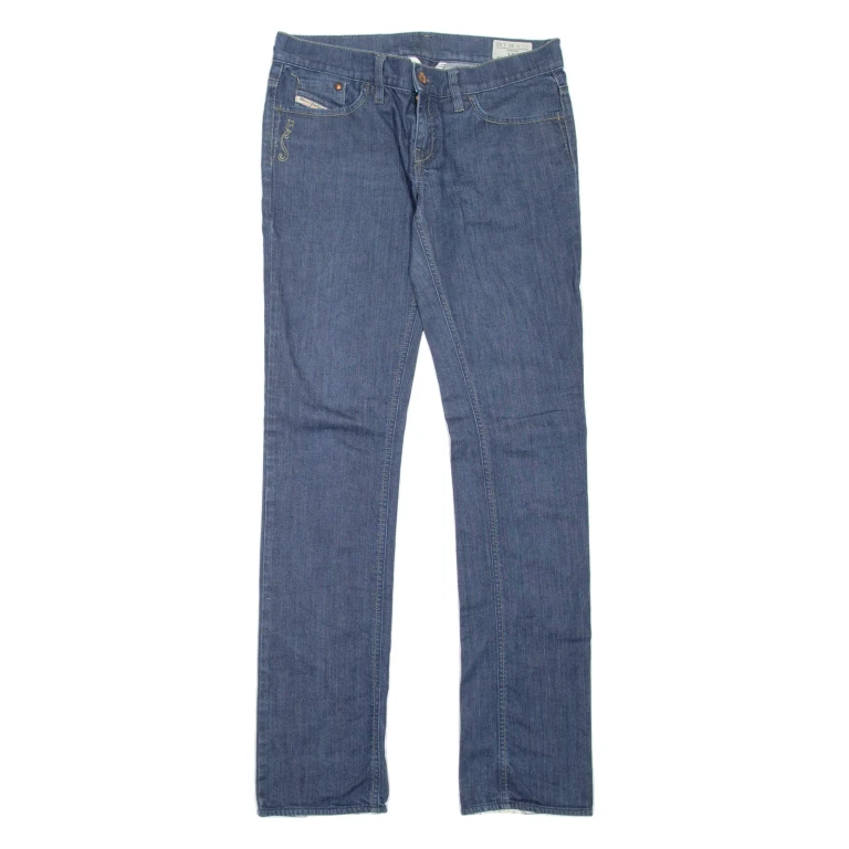 DIESEL Liv Womens Jeans Blue Regular Straight W30 L32
