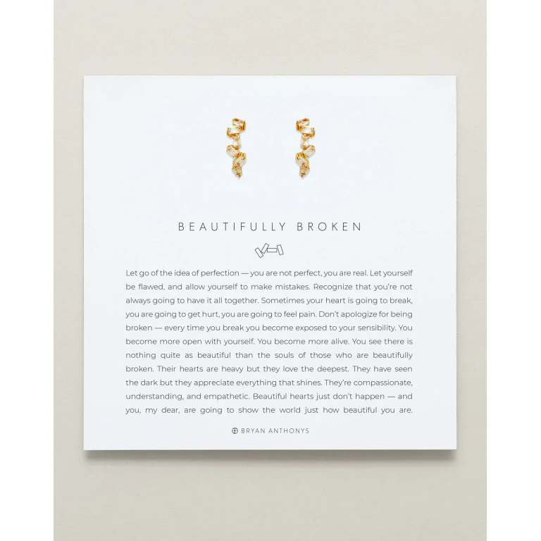 Beautifully Broken Hoop Earrings