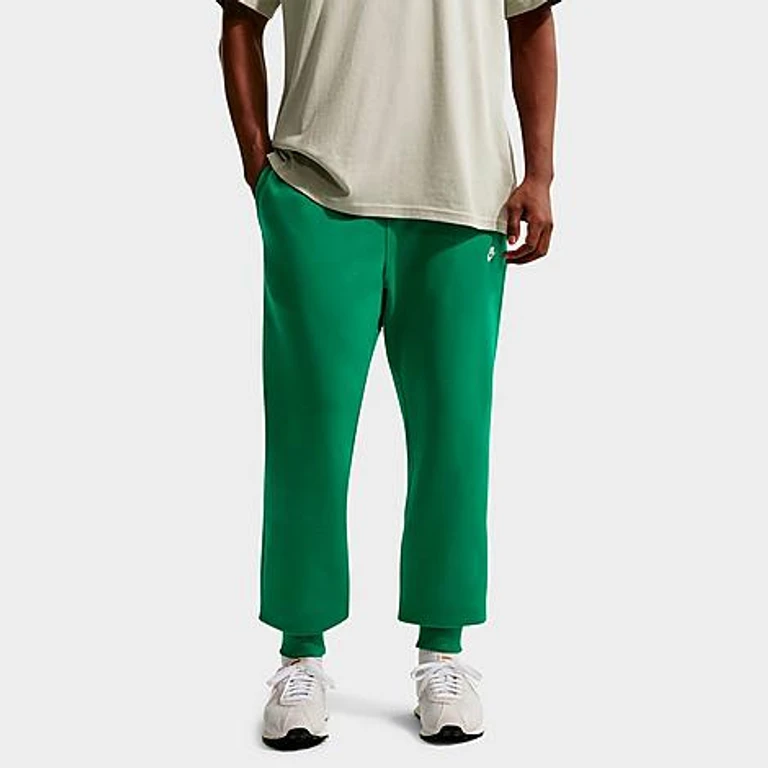 Nike Men's Club Fleece Premium Jogger Pants in Malachite/Malachite/White Size: XS