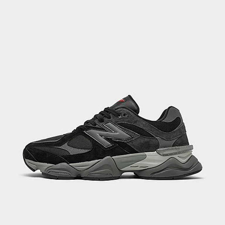 New Balance Men's 9060 Casual Shoes in Black/Castlerock Size: 7.5
