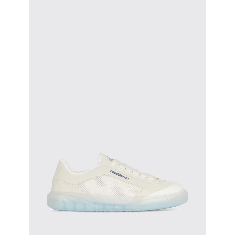 Low Top Sneakers in Suede and Smooth Leather with Perforated Details (ASS26SNK0258M)