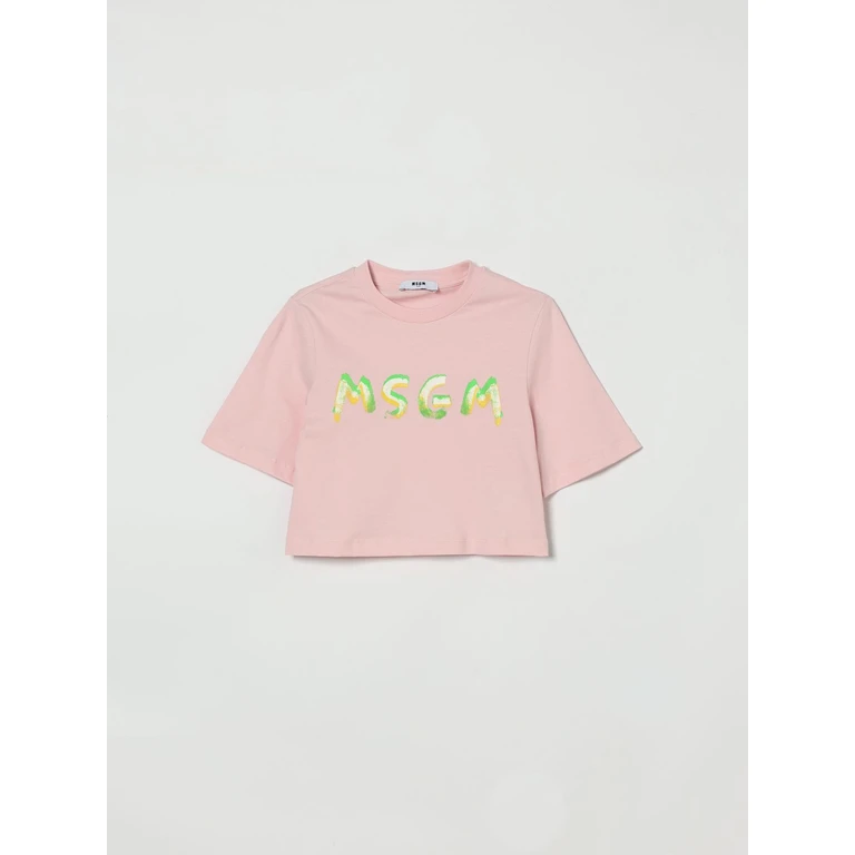 MSGM KIDS T-Shirt Kids color Pink (S6MSJGTH002MS076)
