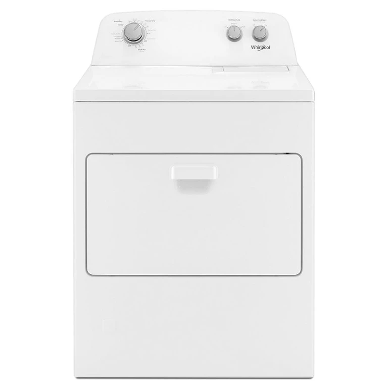 Top Load Gas Dryer with AutoDry Drying System in White