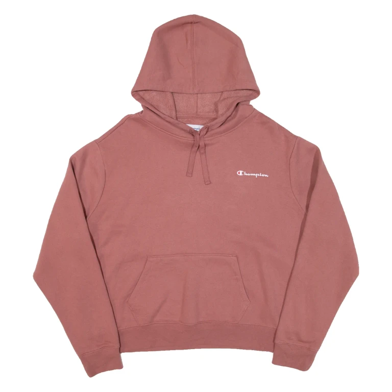 CHAMPION Womens Pink Hoodie 2XL