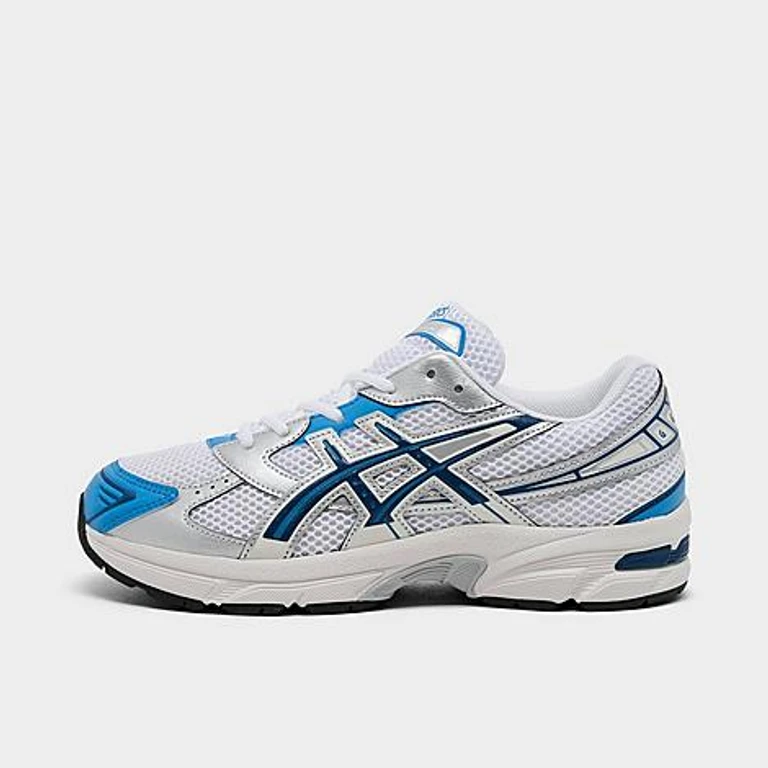 Big Kids ASICS GEL-1130 Casual Shoes in White/Twilight Blue Size: 3.5