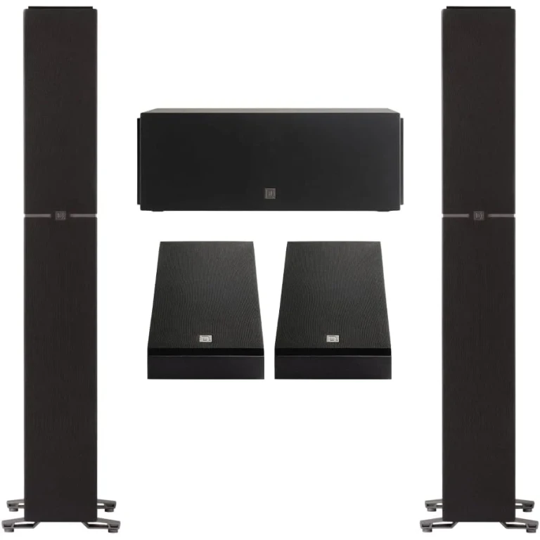 Dymension 5-Channel Surround Sound System - Bundle with (2) DM60 Towers, (1) DM10 Center Channel, and (2) DM95 Rear Speakers