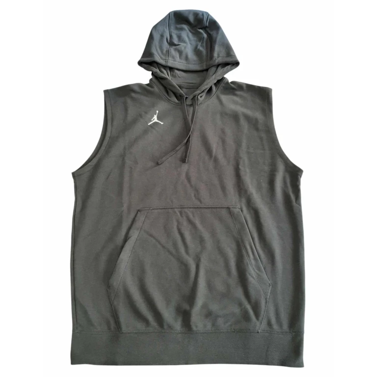 Men's Sleeveless Fleece French Terry Dri Fit Hoodie Sweaters