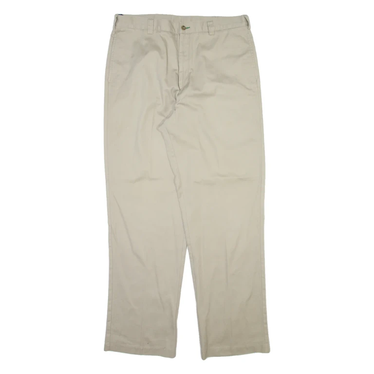 TOMMY HILFIGER Mens Trousers Beige Regular Straight W36 L32
