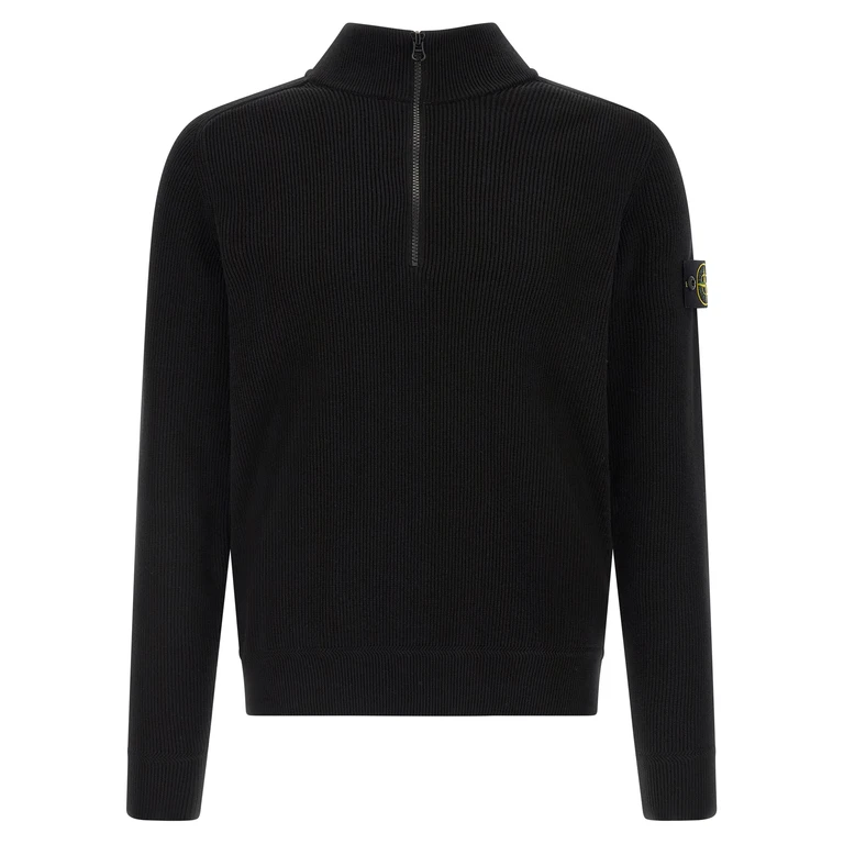 Black Cotton Cardigan Clothing - Men