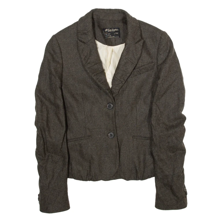 JACK'S PLACE-LONDON Womens Blazer Coat Brown UK 10