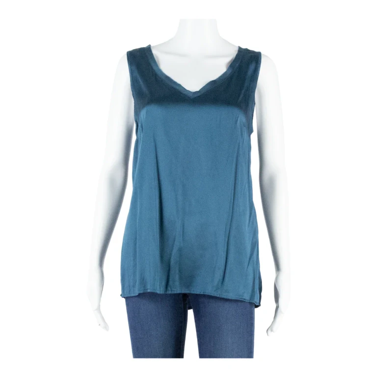 INTIMISSIMI Womens Vest Blue V-Neck Sleeveless S